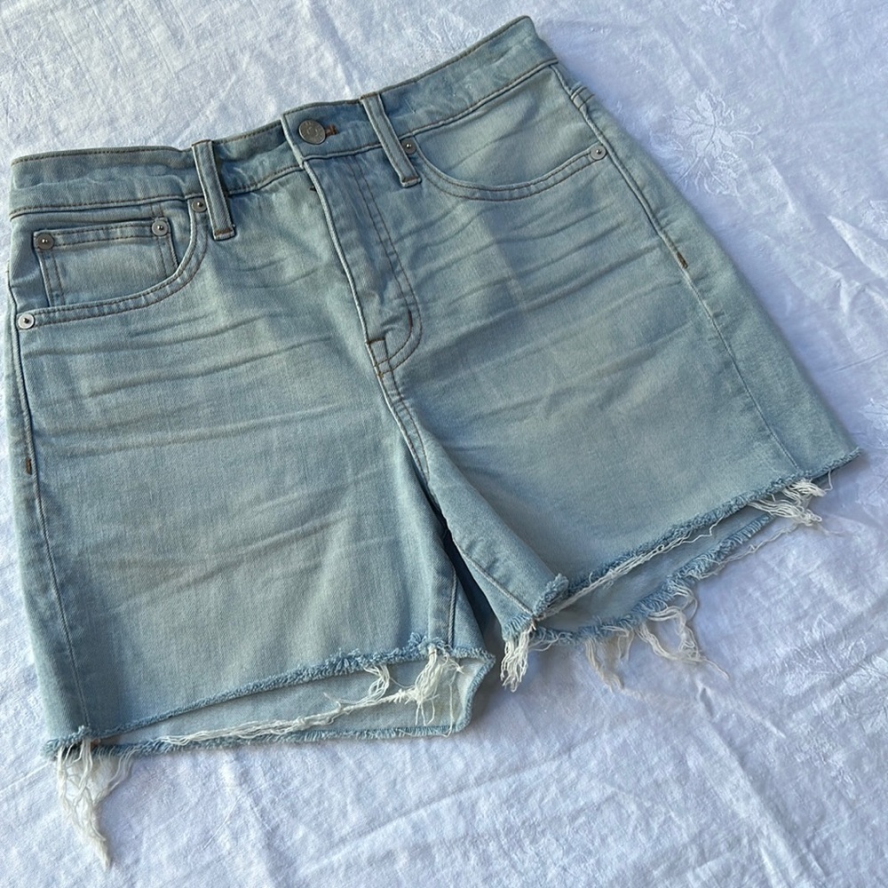 Madewell High Rise Denim Shorts